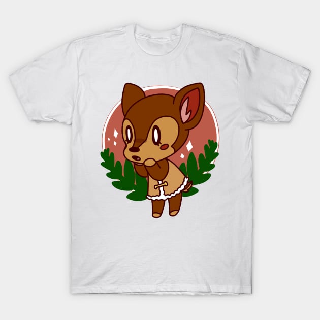 Fauna the Deer T-Shirt by miooaoyamyam